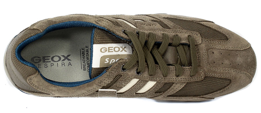 Półbuty Geox U42704K 02214 C1018 Dove Grey