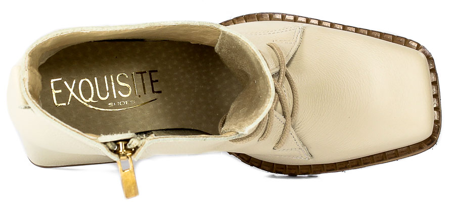 Botki Exquisite 1395 Beż Groch