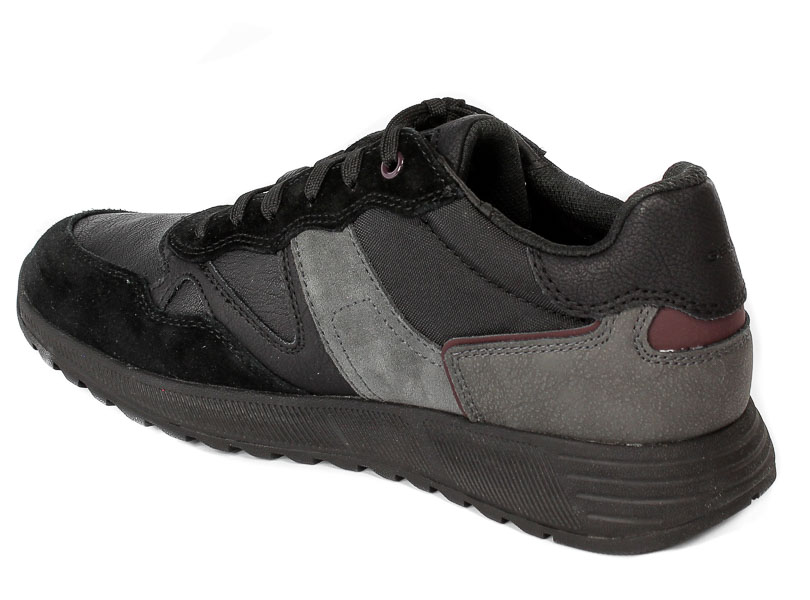 Półbuty Geox U26F1A 022PT C9999 Suede Wrink Syn