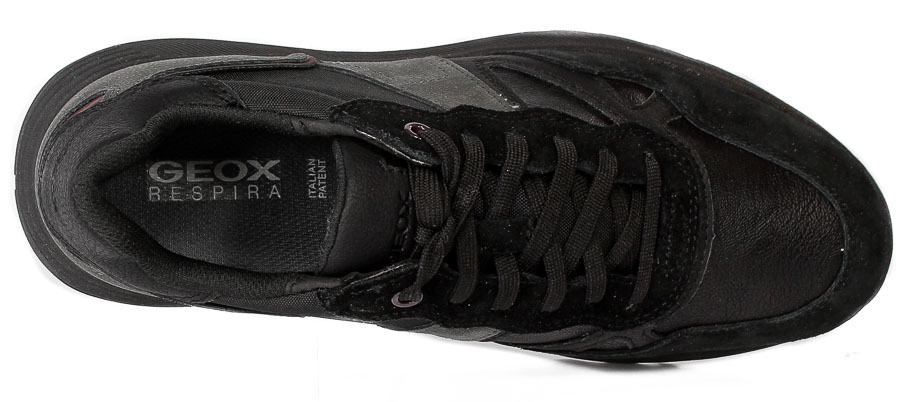 Półbuty Geox U26F1A 022PT C9999 Suede Wrink Syn