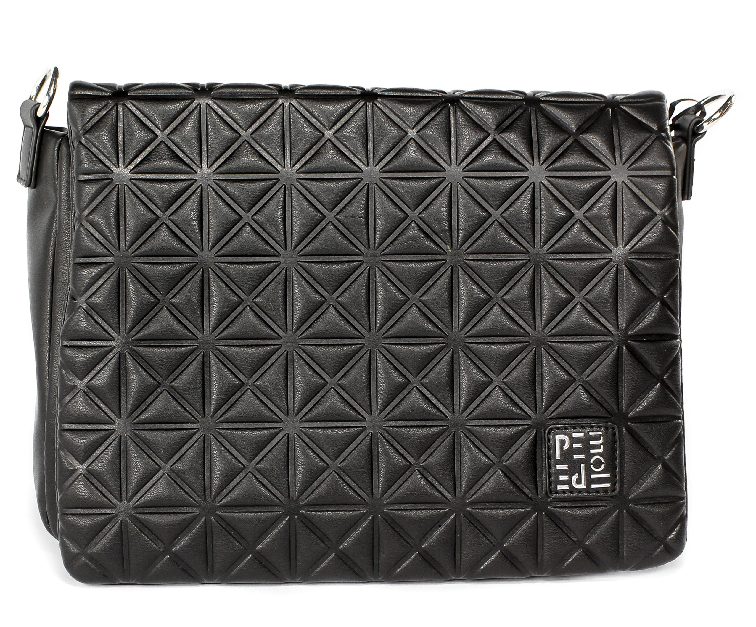 Torebka Pepe Moll 2222331 Diamond Kid OFF Black Czarny