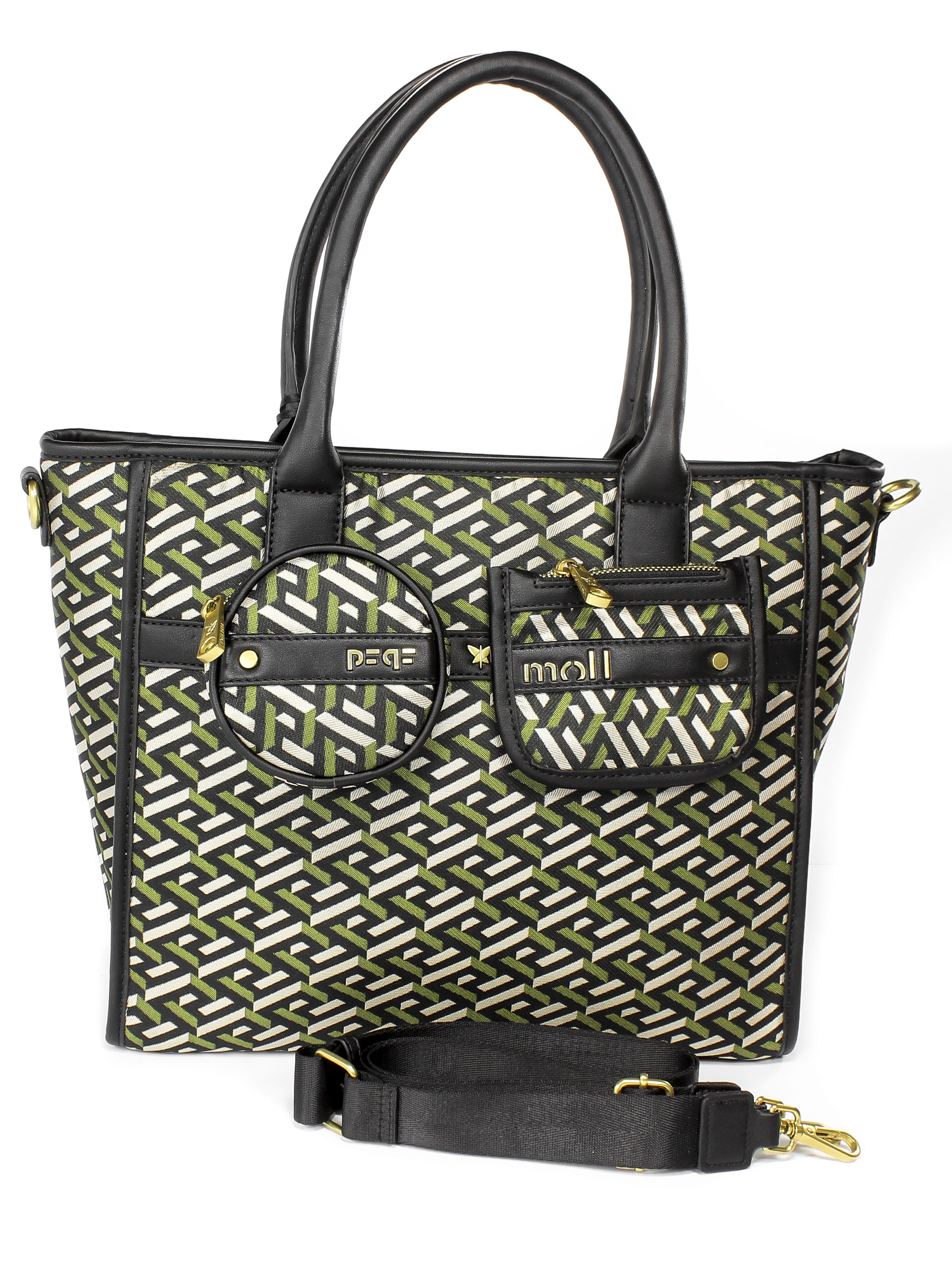 Torebka Pepe Moll 2222300 Jacquard tri musgo