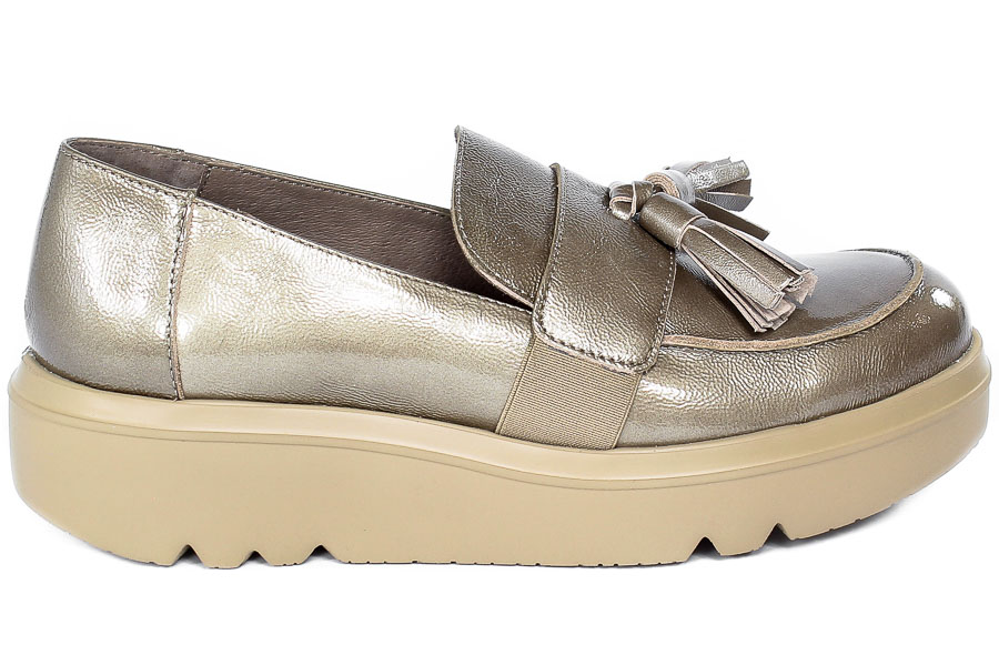 Półbuty Wonders A-2803 Lack Taupe