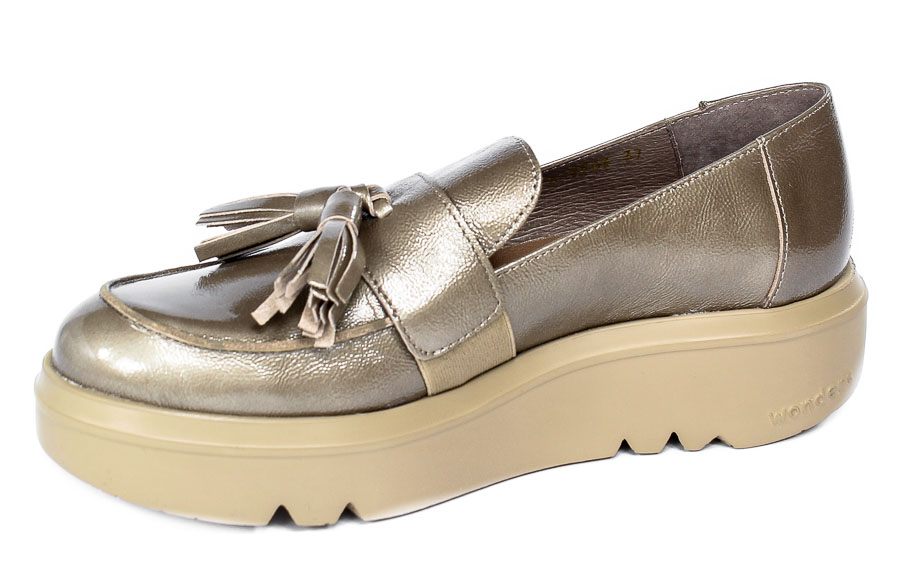 Półbuty Wonders A-2803 Lack Taupe