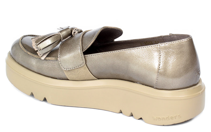 Półbuty Wonders A-2803 Lack Taupe