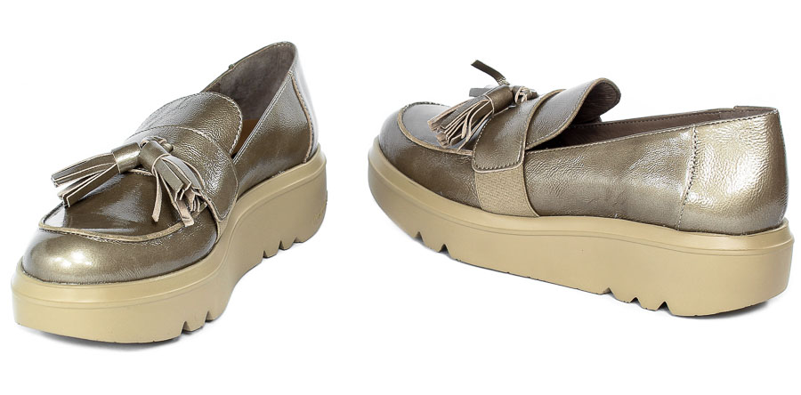 Półbuty Wonders A-2803 Lack Taupe