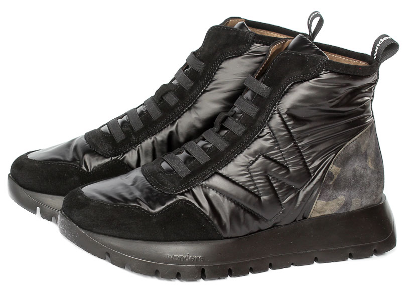 Sneakersy Wonders A-2415 Jungla Trend Negro
