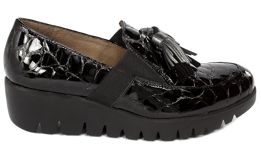 Półbuty Wonders C-33254 Barbun Negro
