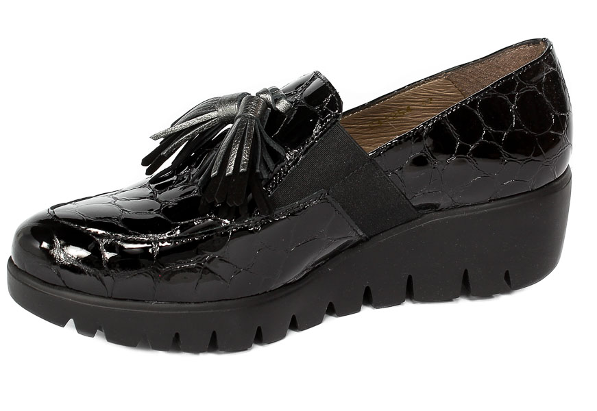 Półbuty Wonders C-33254 Barbun Negro