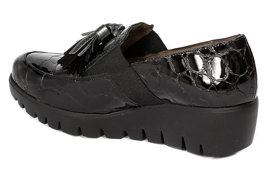 Półbuty Wonders C-33254 Barbun Negro