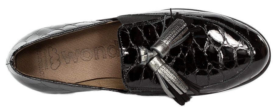 Półbuty Wonders C-33254 Barbun Negro