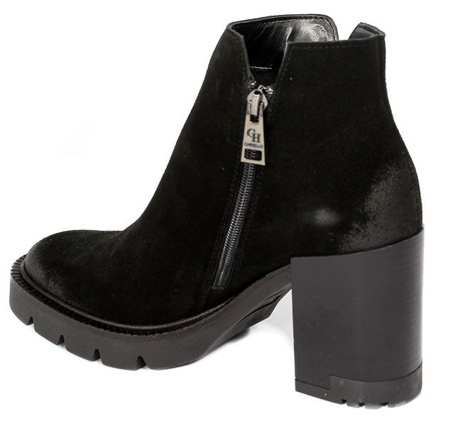 Botki Chebello 3039-034-000-S246 Czarny
