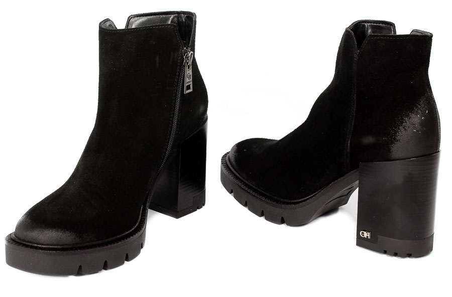 Botki Chebello 3039-034-000-S246 Czarny