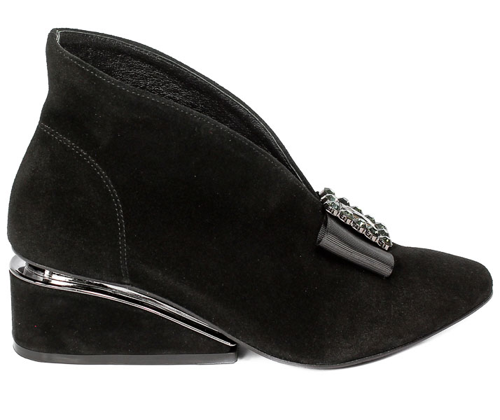 Botki Exquisite 1278 Czarny Welur