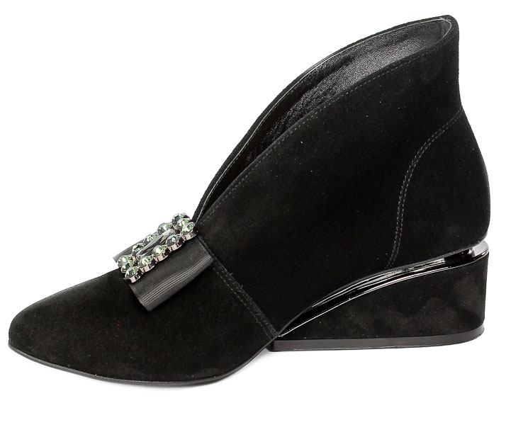 Botki Exquisite 1278 Czarny Welur