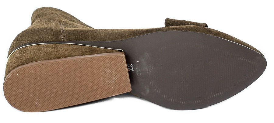 Botki Exquisite 1278 C. Brąz Welur_TN