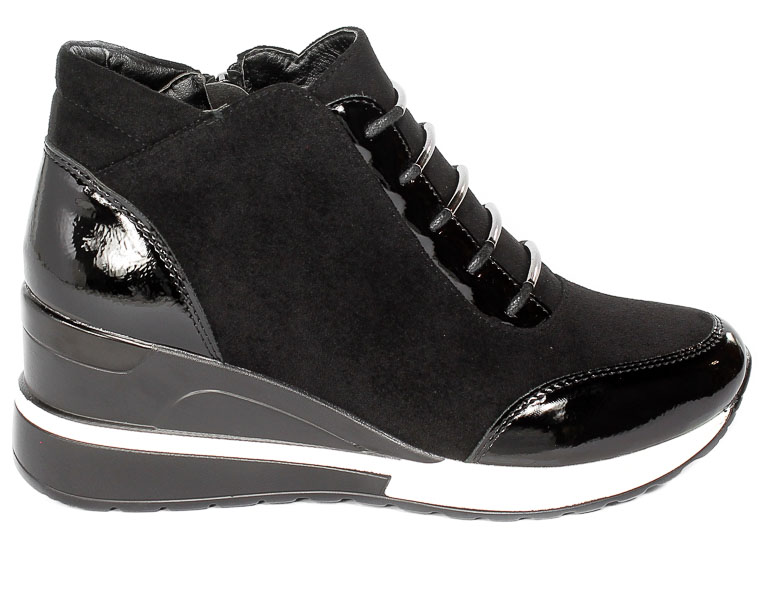 Sneakersy Potocki 22-12117BK Czarny