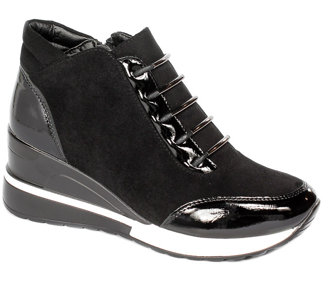 Sneakersy Potocki 22-12117BK Czarny