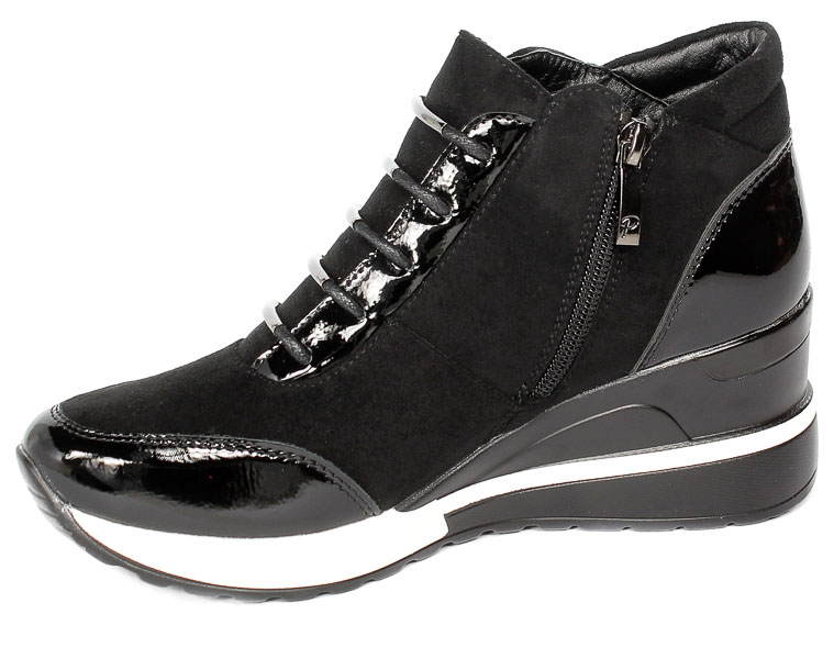 Sneakersy Potocki 22-12117BK Czarny