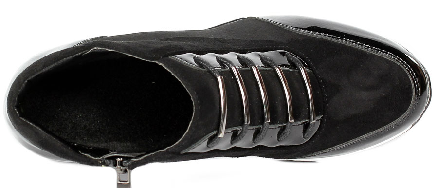 Sneakersy Potocki 22-12117BK Czarny