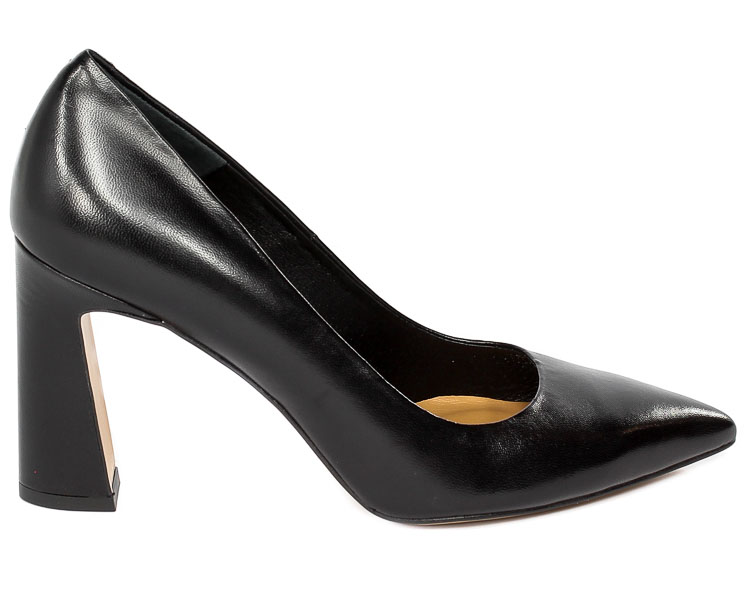Czółenka Bravo Moda 0063 Czarna Skóra