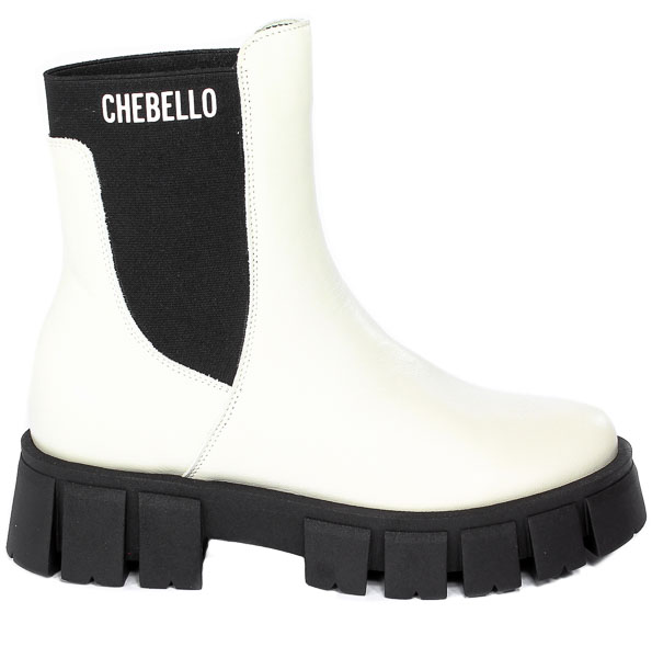 Trzewiki Chebello 3018-393-000-S217 Białe