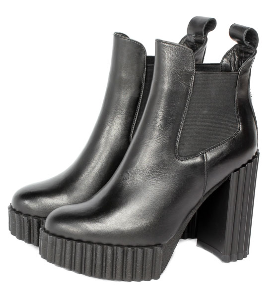 Botki Carinii B8758-E50-000-F10 Czarne