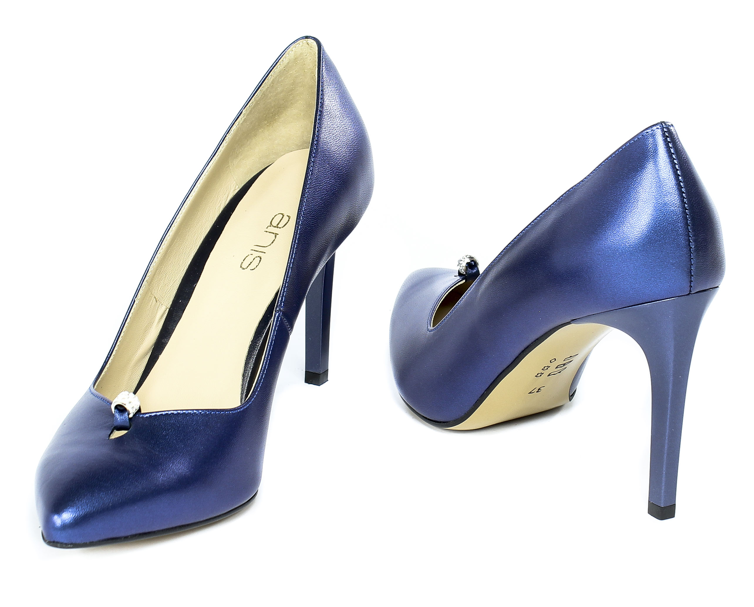 Szpilki Anis 4586 Blue Perlata_TN