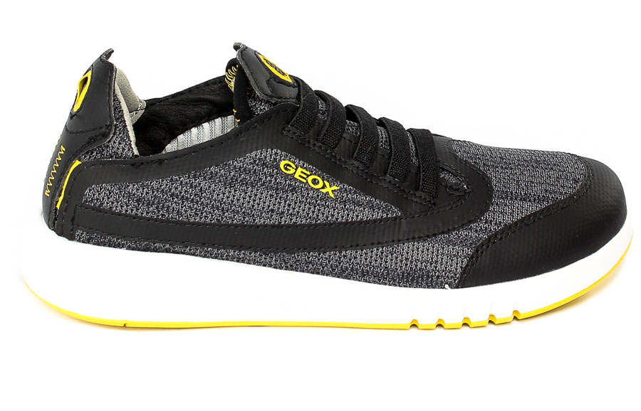Półbuty Geox J25BNA-07TBC-C0054 Black Yellow R.35