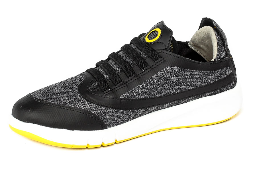 Półbuty Geox J25BNA-07TBC-C0054 Black Yellow R.35