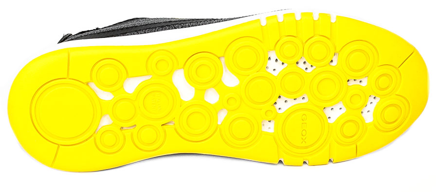 Półbuty Geox J25BNA-07TBC-C0054 Black Yellow R.35