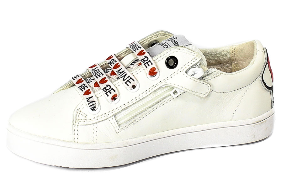 Półbuty Geox J25EUF-00085-C0050 White Red R.38-39