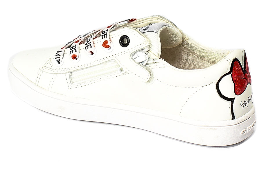 Półbuty Geox J25EUF-00085-C0050 White Red R.38-39