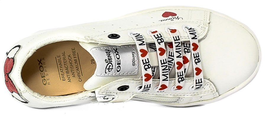 Półbuty Geox J25EUF-00085-C0050 White Red R.38-39