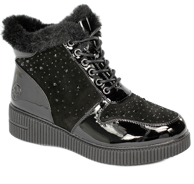 Trzewiki Rieker 93312-00 Black