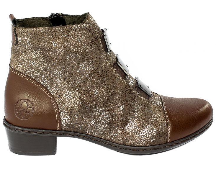 Botki Rieker Y07C9-24 Brown