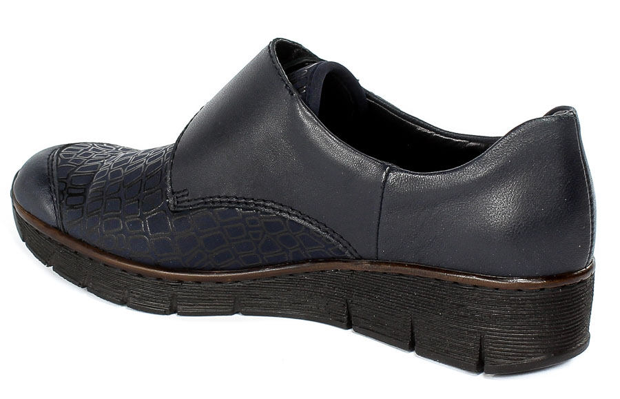 Półbuty Rieker 537C0-14 Blue