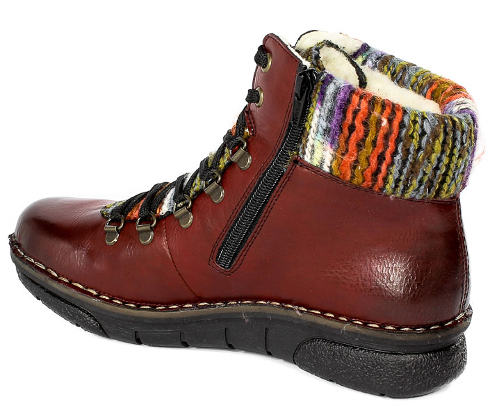Trzewiki Rieker 73343-35 Red Comb_TN