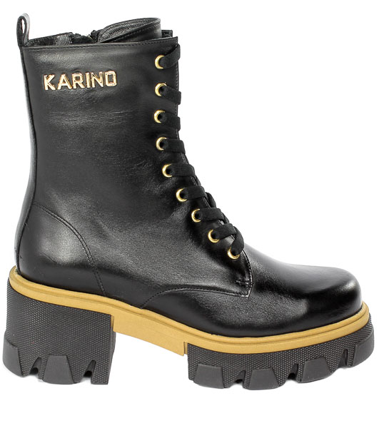 Trzewiki Karino Bis 4356 076F Czarny Lico