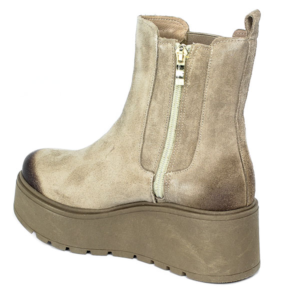 Botki Lemar 60390 W.Taupe+ZŁ