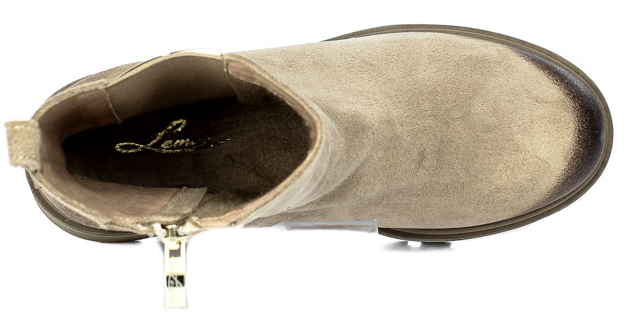 Botki Lemar 60390 W.Taupe+ZŁ