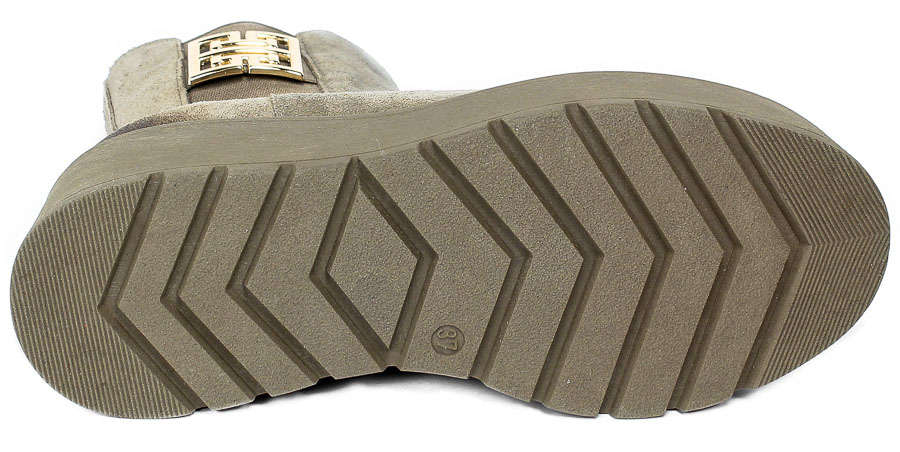 Botki Lemar 60390 W.Taupe+ZŁ