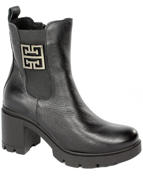Botki Lemar 60396 T.Czarny+Cn