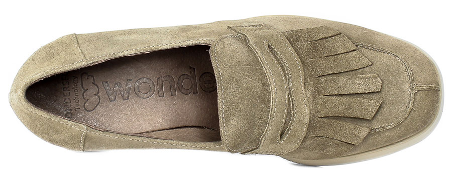 Półbuty Wonders H-4923 Taupe
