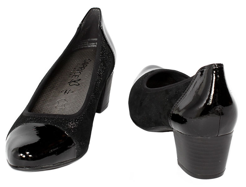 Czółenka Caprice 9-22307-29 006 Black Sparkle