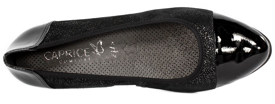 Czółenka Caprice 9-22307-29 006 Black Sparkle