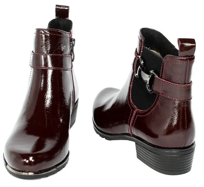 Botki Caprice 9-25321-29 520 DK.Bord.Napla