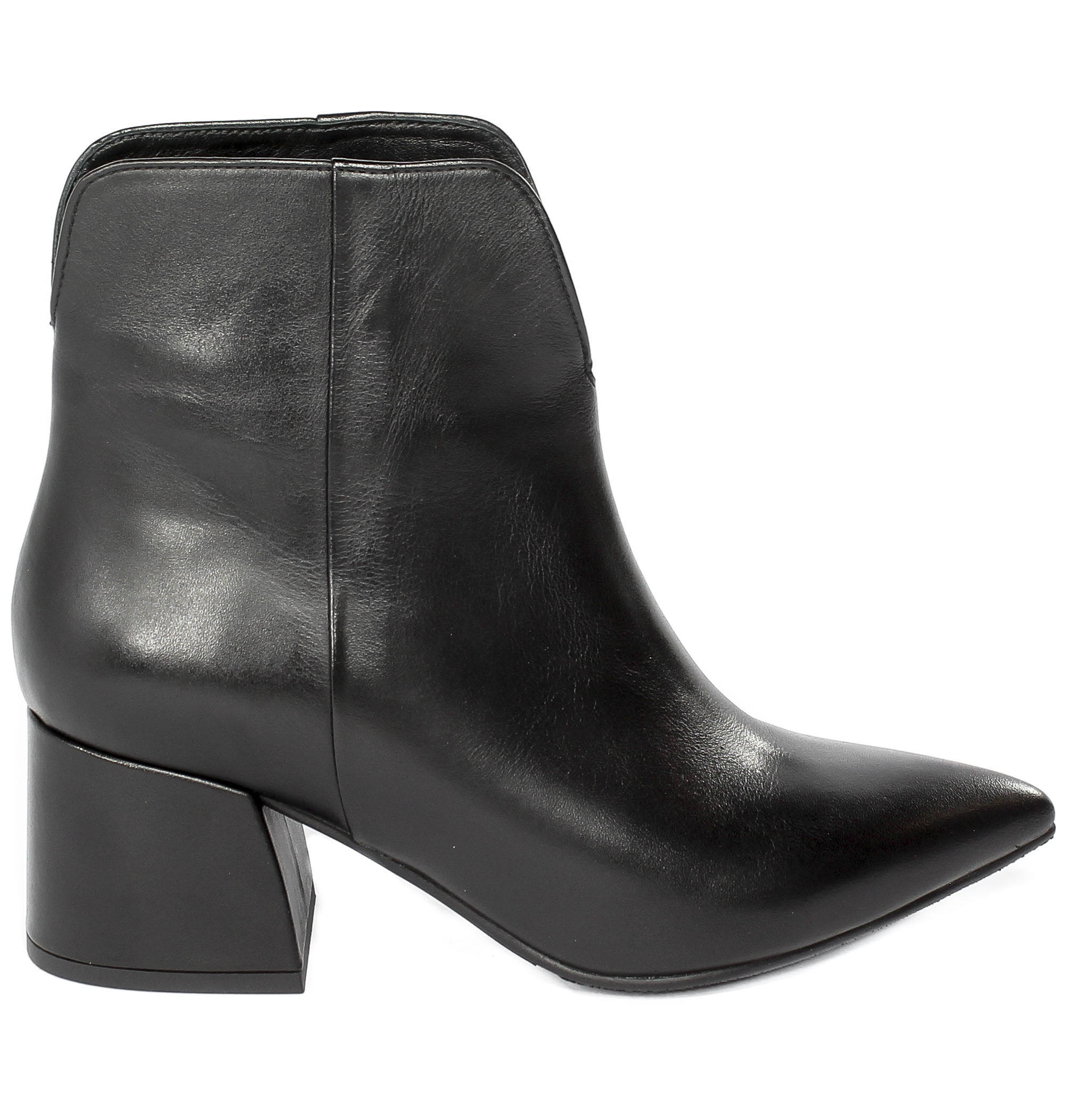 Botki Bravo Moda 2377 Czarna Skóra
