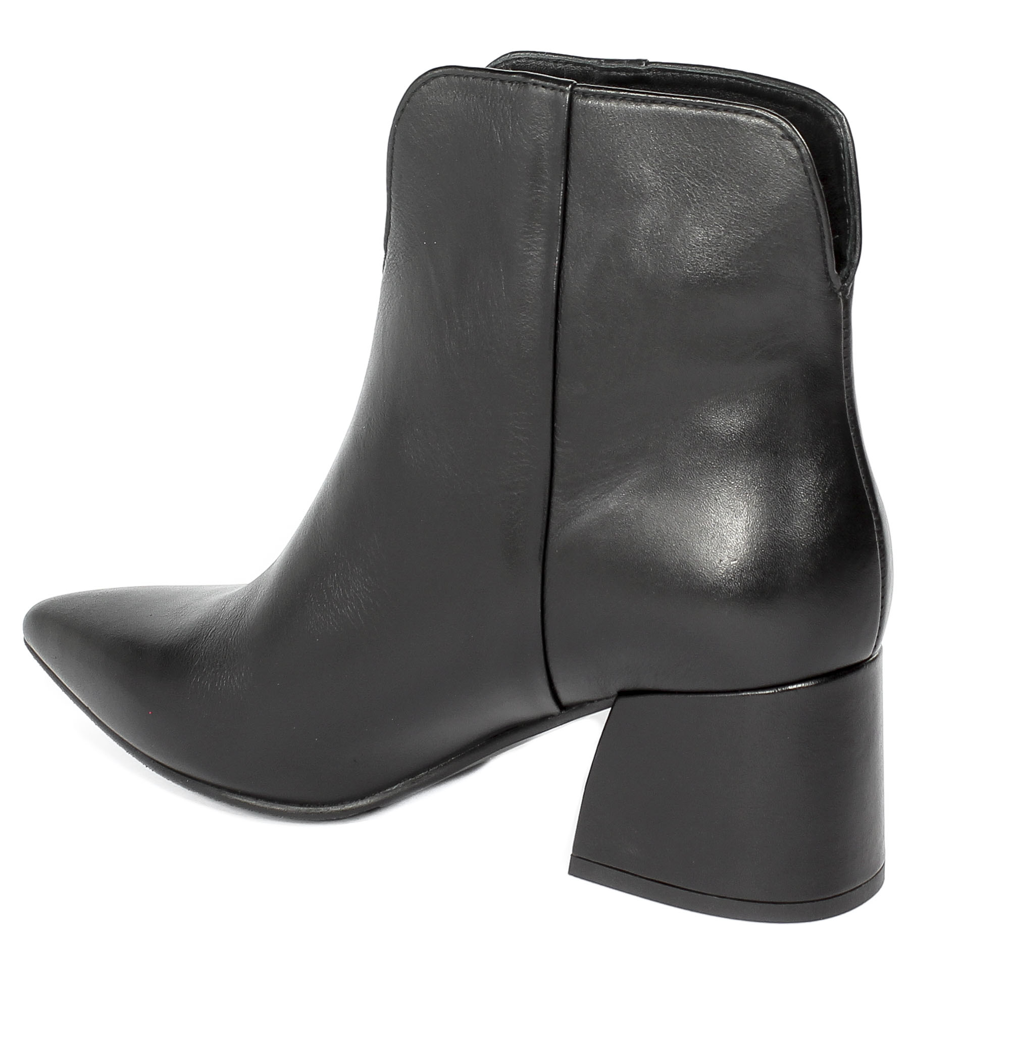 Botki Bravo Moda 2377 Czarna Skóra