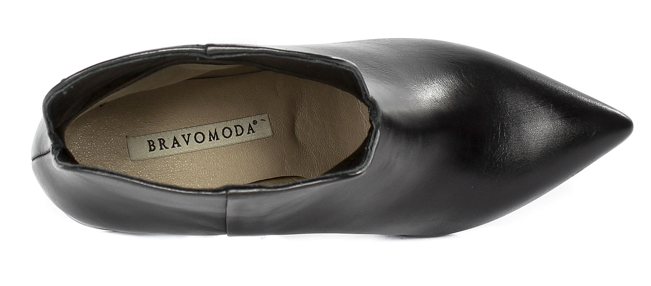 Botki Bravo Moda 2377 Czarna Skóra